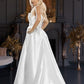 Rochie de mireasă lungă fără mâneci EVM-1028